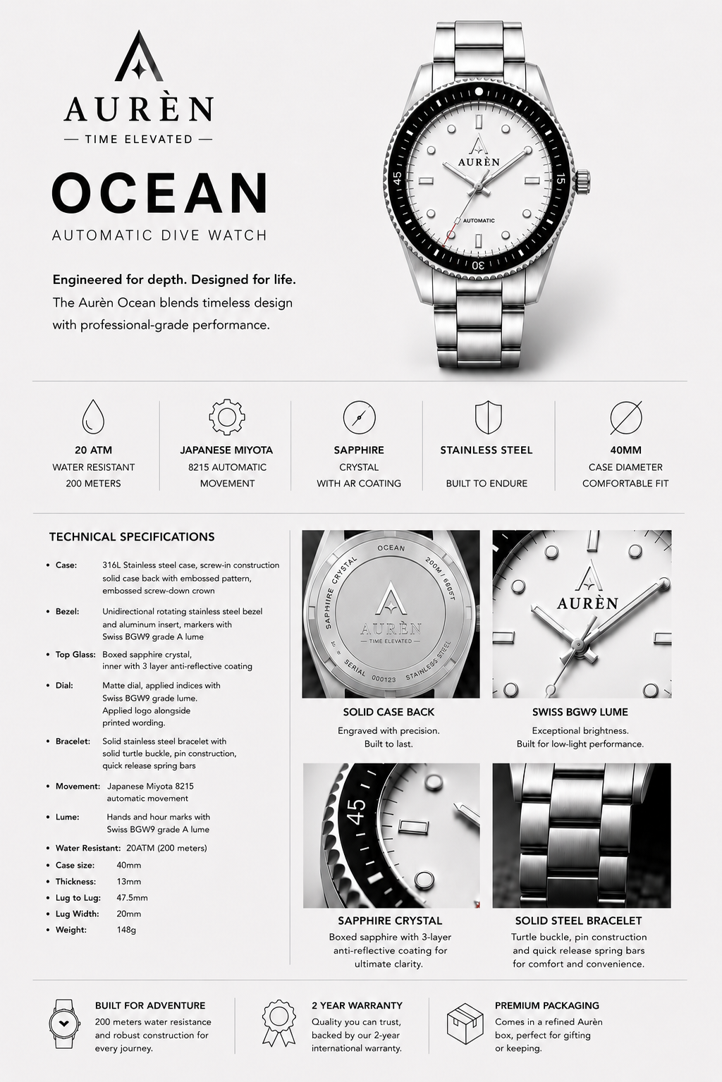 Aurèn Ocean (Pacific White)